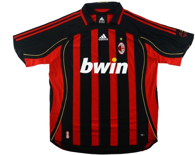 Primera equipación de AC Milan 06-07