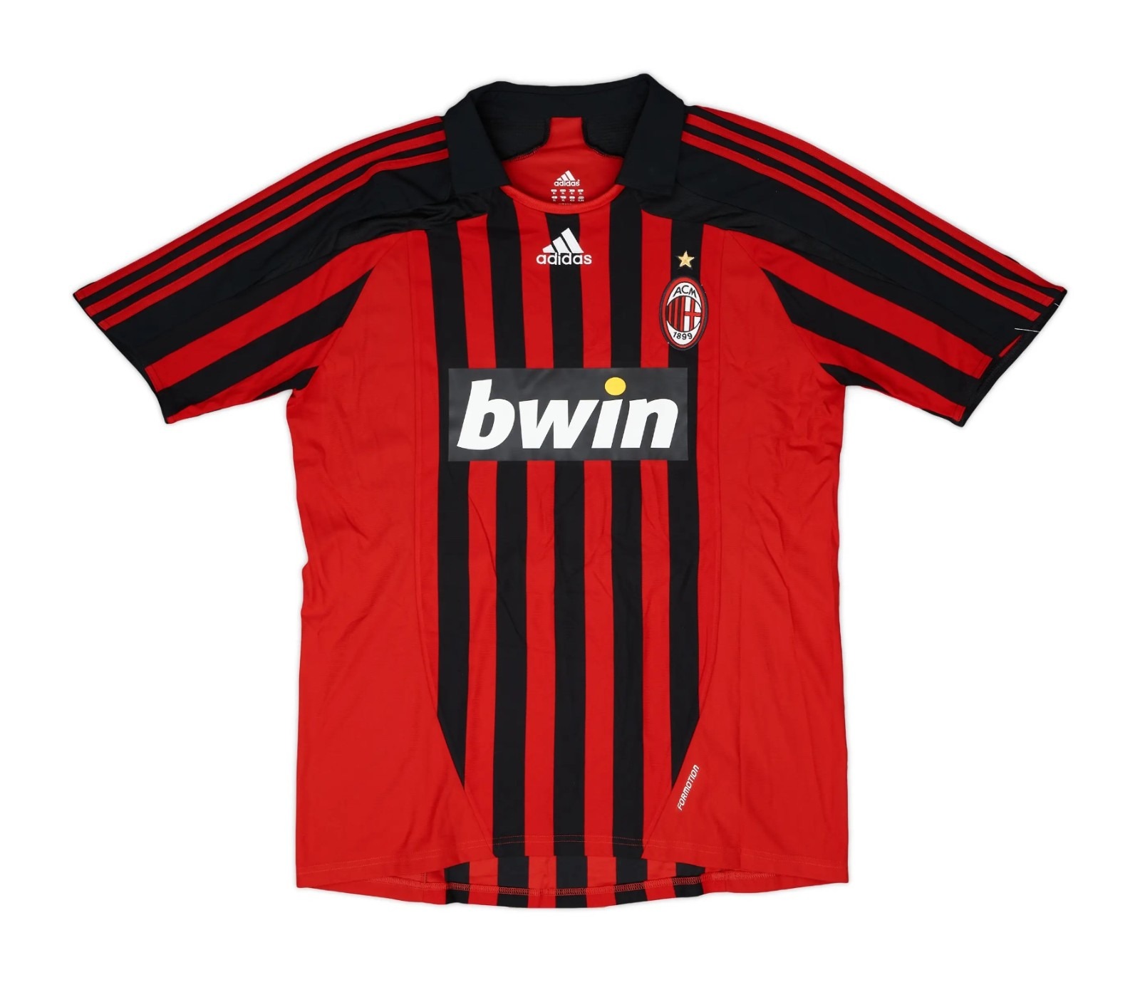 Primera equipación de AC Milan 07-08