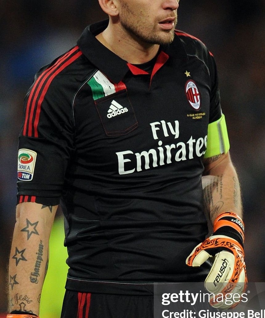 Equipación de portero de AC Milan 12-13