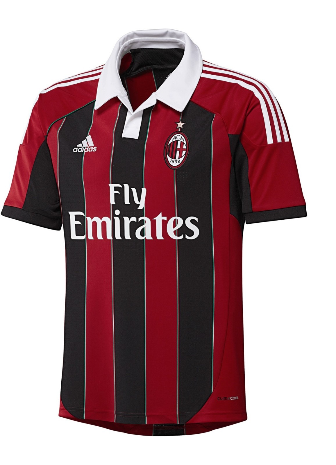 Primera equipación de AC Milan 12-13