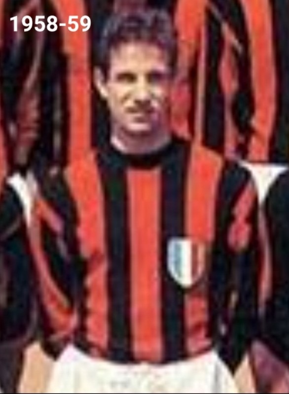 Primera equipación de AC Milan 58-59