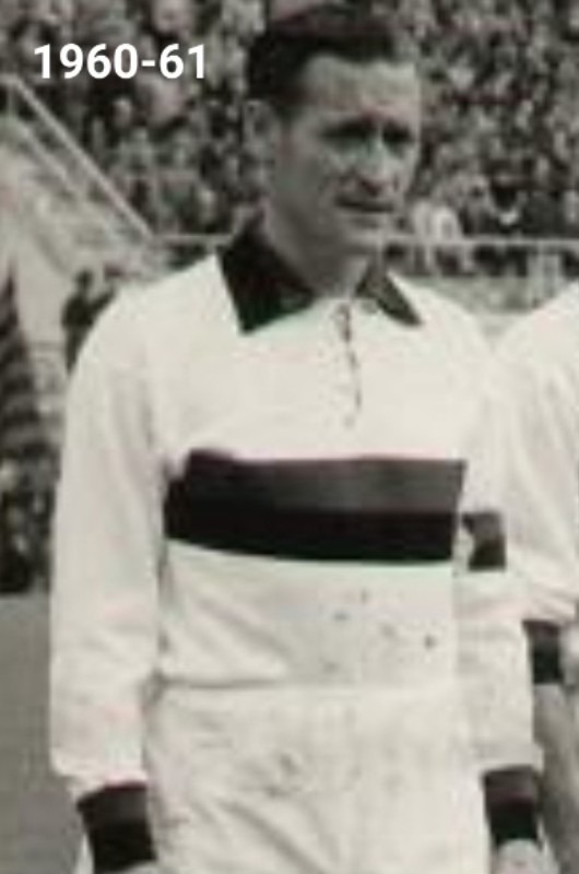 Segunda equipación de AC Milan 60-61