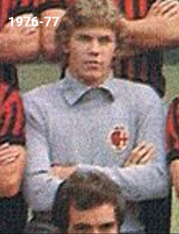 Equipación de portero de AC Milan 76-77