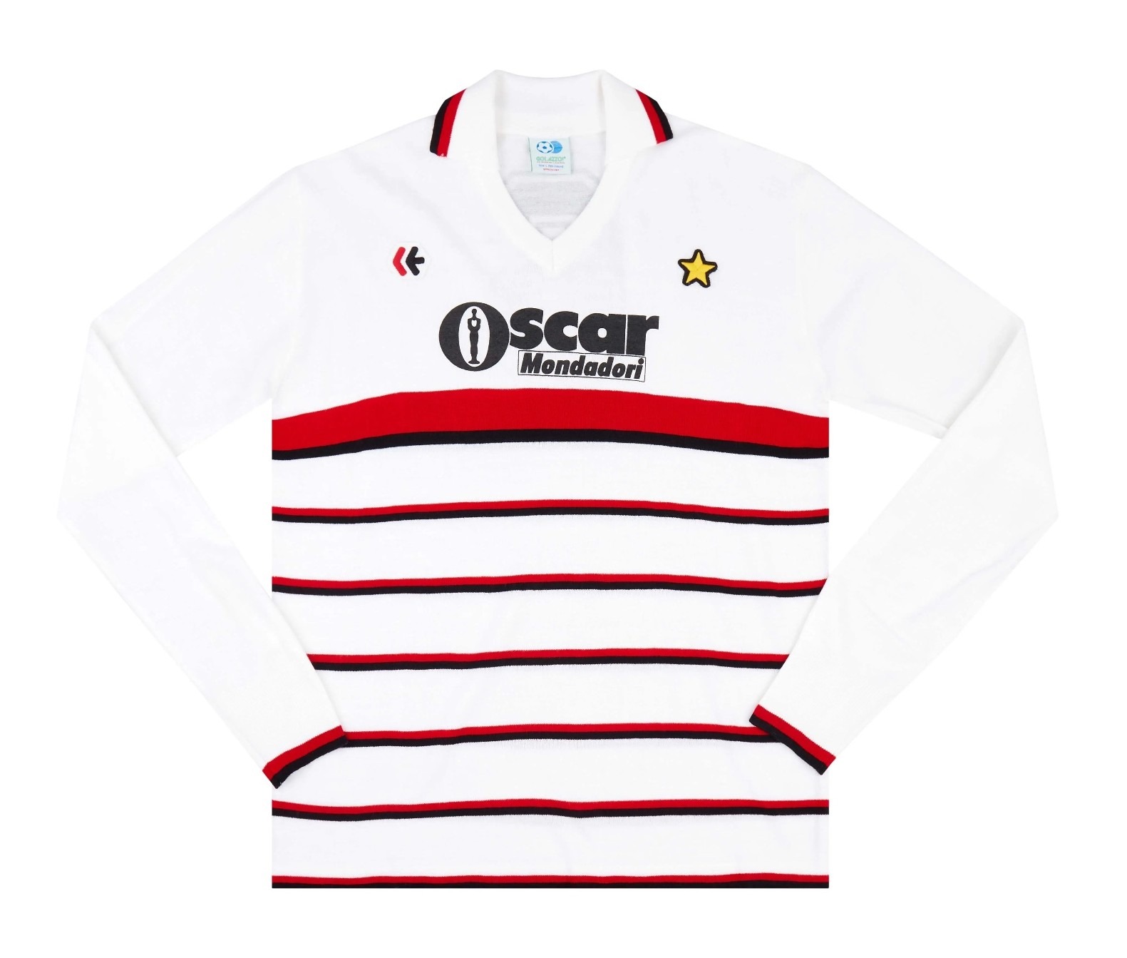 Segunda equipación de AC Milan 84-85