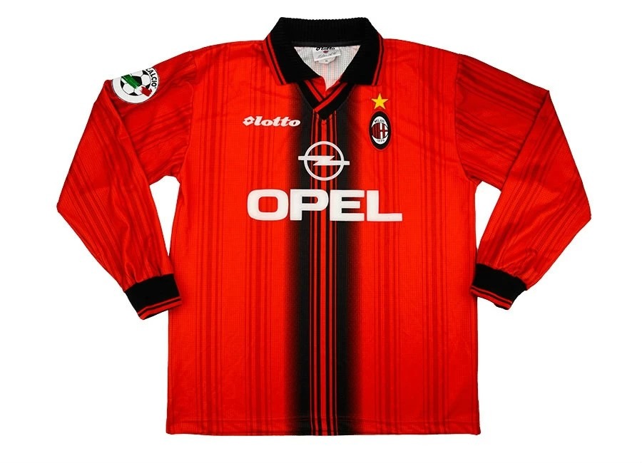 Tercera equipación de AC Milan 97-98
