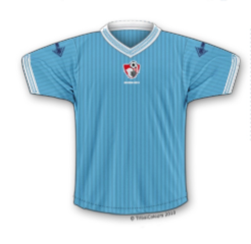 Tercera equipación de AFC Bournemouth 89-90 (Carry-over)