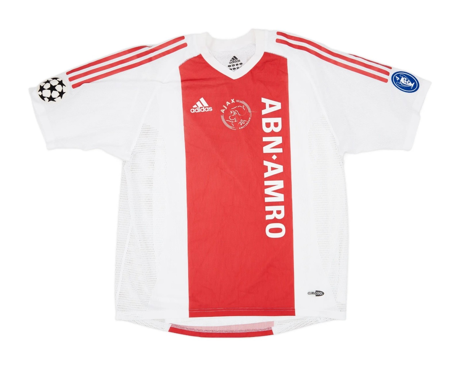 Primera equipación de Ajax Amsterdam 02-03