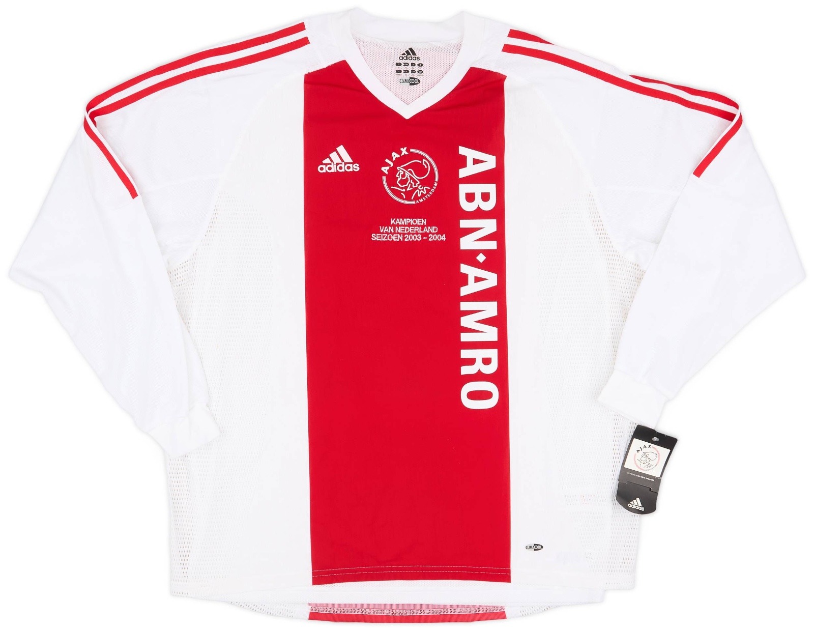 Primera equipación de Ajax Amsterdam 03-04