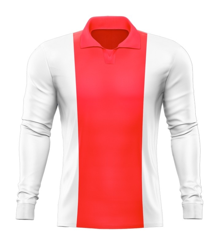 Primera equipación de Ajax Amsterdam 56-57