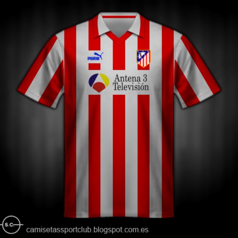 Primera equipación de Atlético Madrid 93-94 (Carry-over)