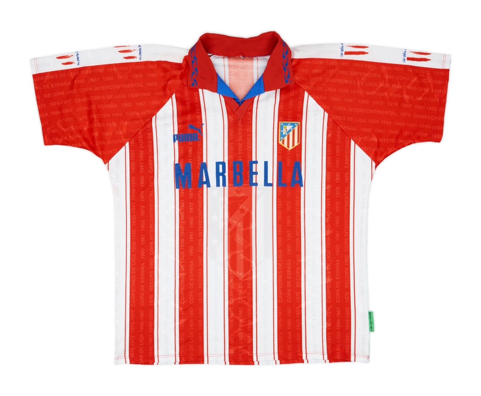 Primera equipación de Atlético Madrid 95-96