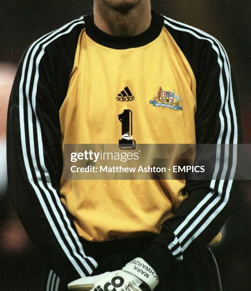 Equipación de portero de Australia 2000