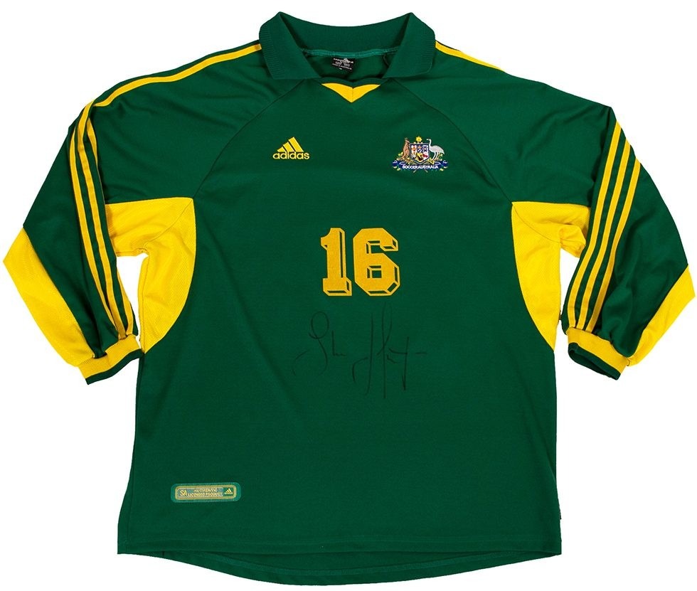 Primera equipación de Australia 2001