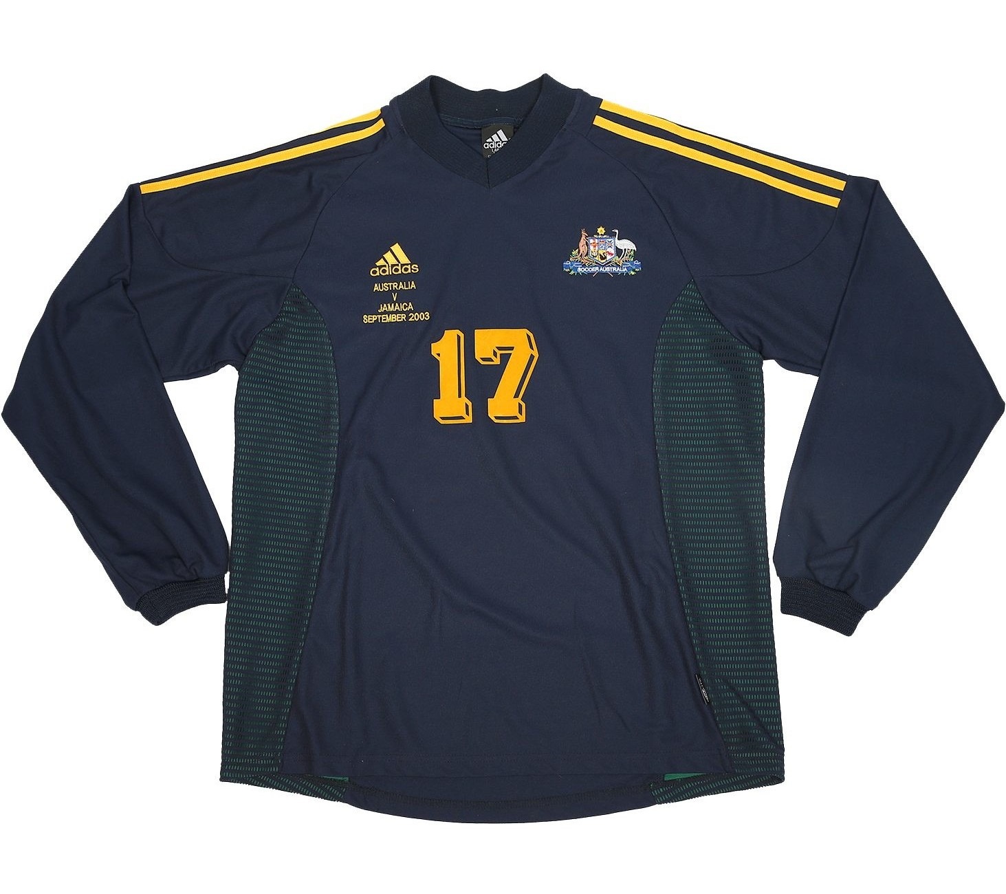 Segunda equipación de Australia 2002