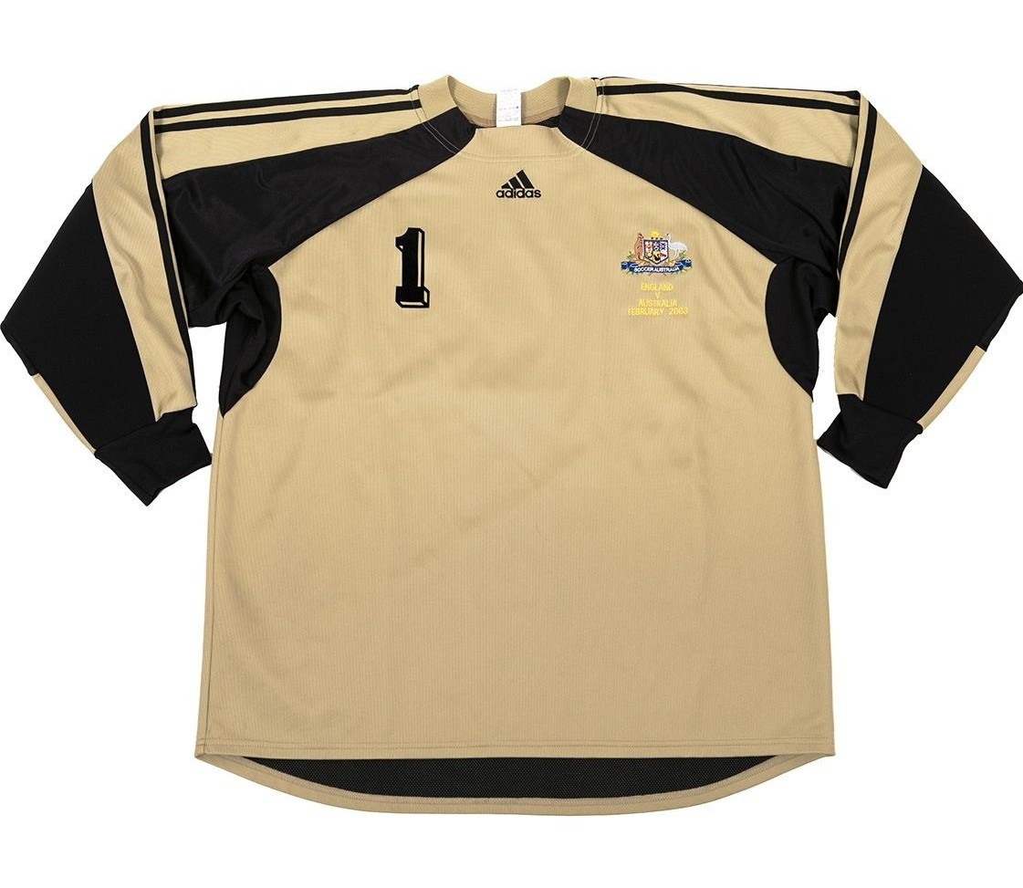 Equipación de portero de Australia 2002