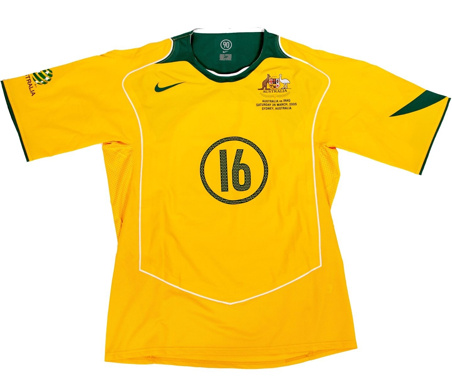 Primera equipación de Australia 2005