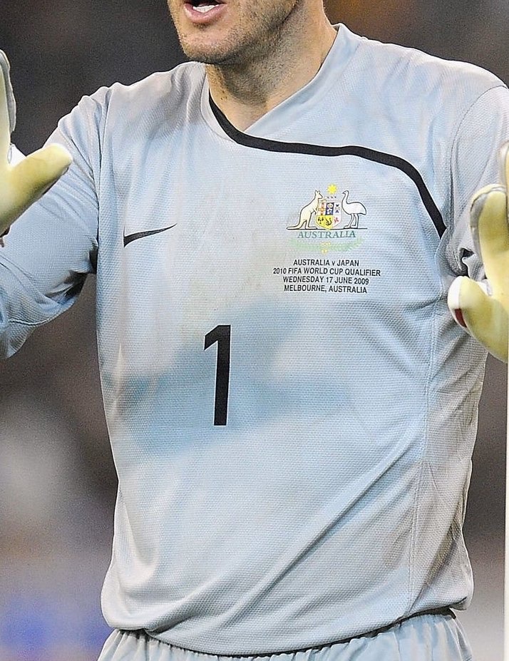 Equipación de portero de Australia 2008