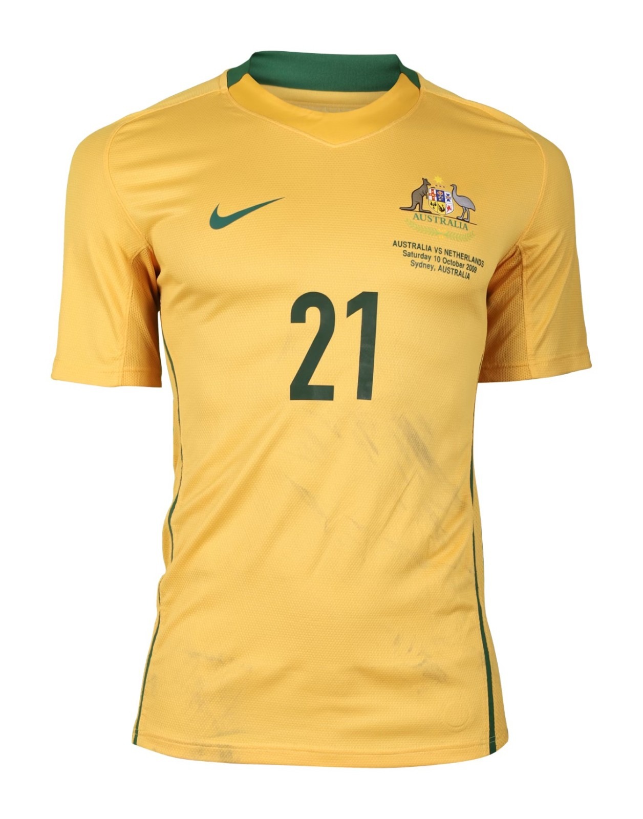 Primera equipación de Australia 2008
