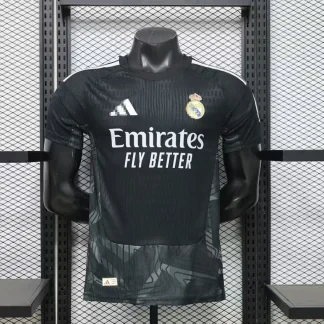 Camiseta Negra Real Madrid 2026-2027 Portero versión jugador
