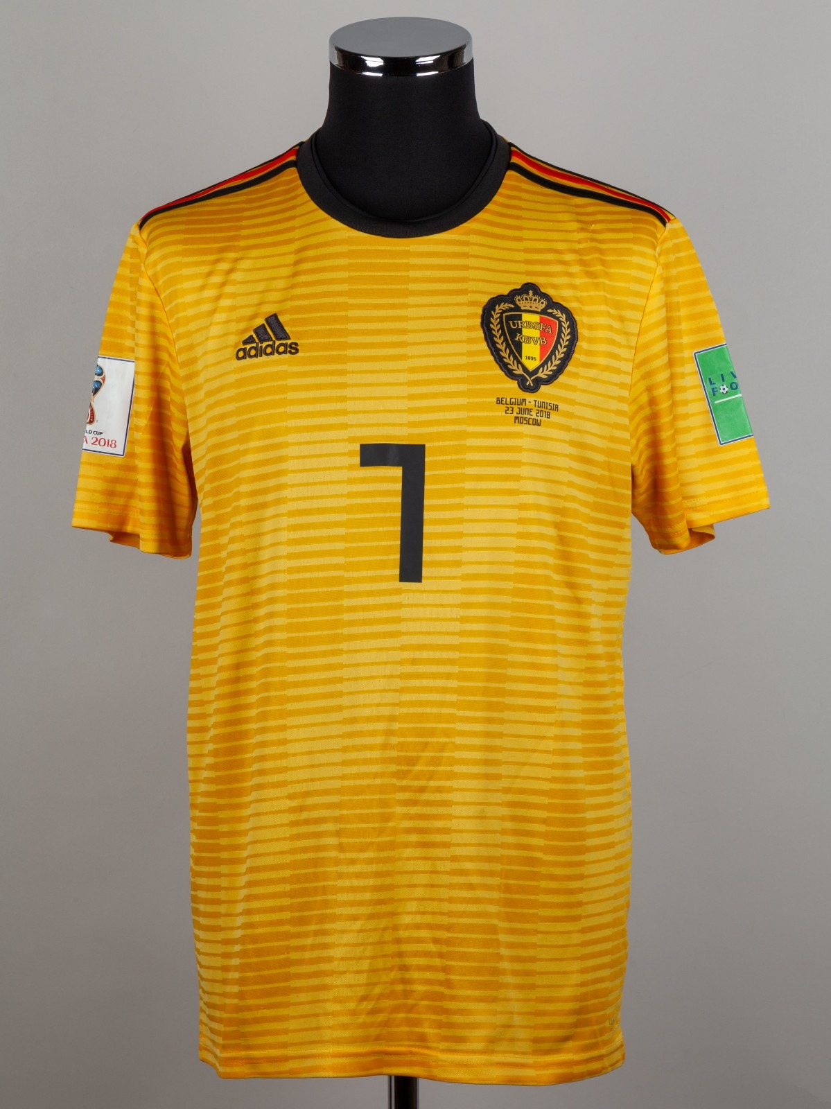 Segunda equipación de Belgium 2018