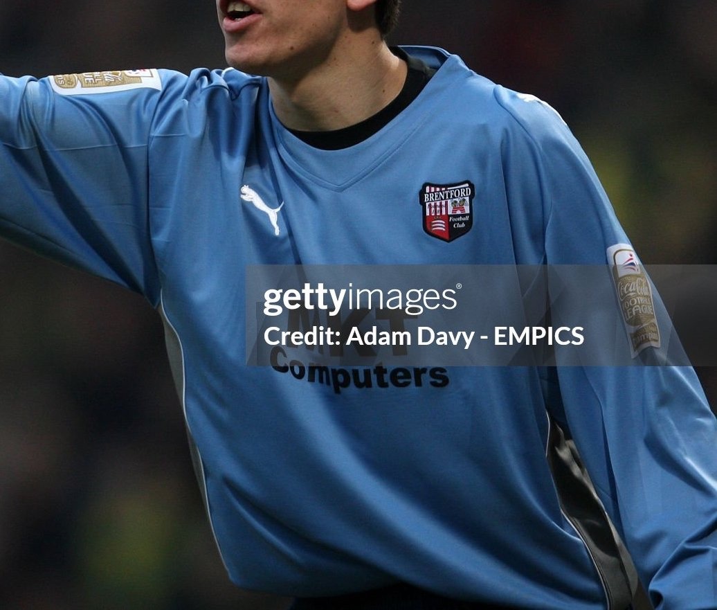 Equipación de portero de Brentford FC 09-10