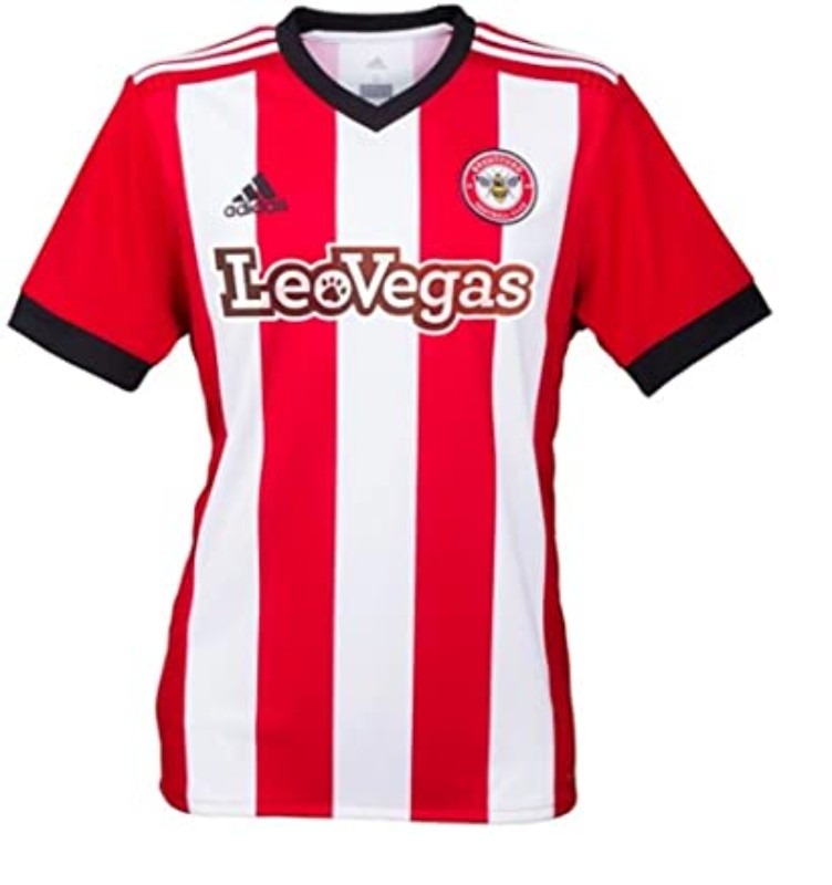 Primera equipación de Brentford FC 17-18