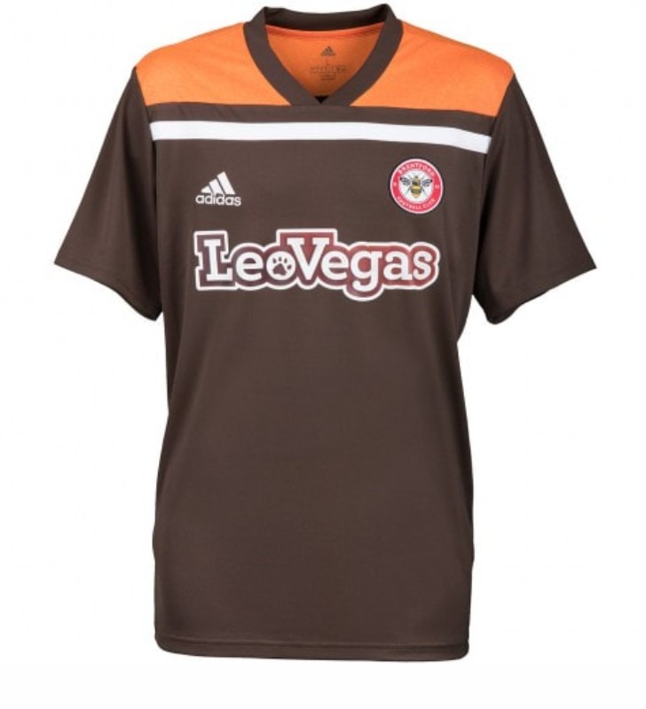Segunda equipación de Brentford FC 18-19