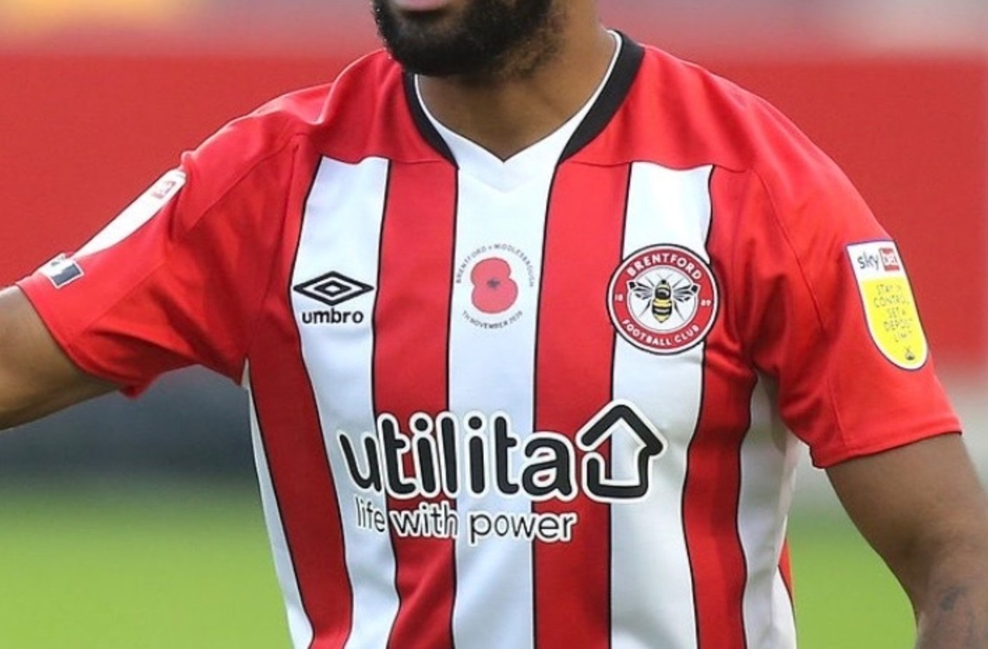 Primera equipación de Brentford FC 20-21