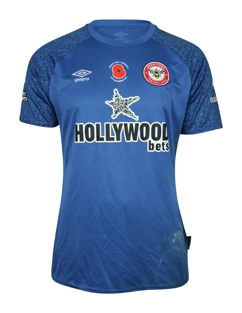 Equipación de portero de Brentford FC 21-22