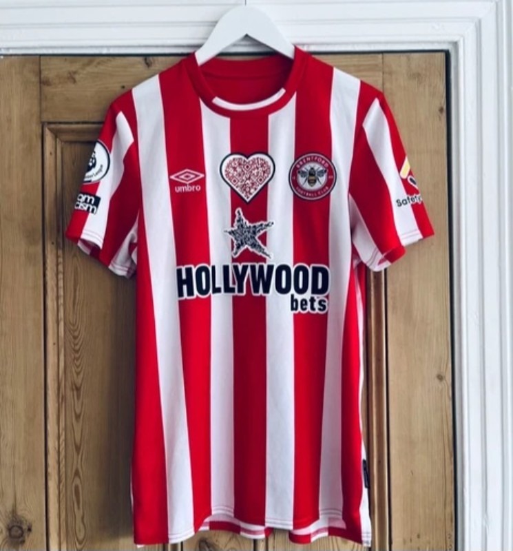 Primera equipación de Brentford FC 22-23