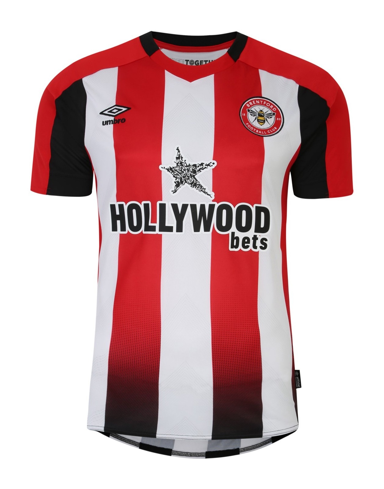 Primera equipación de Brentford FC 23-24