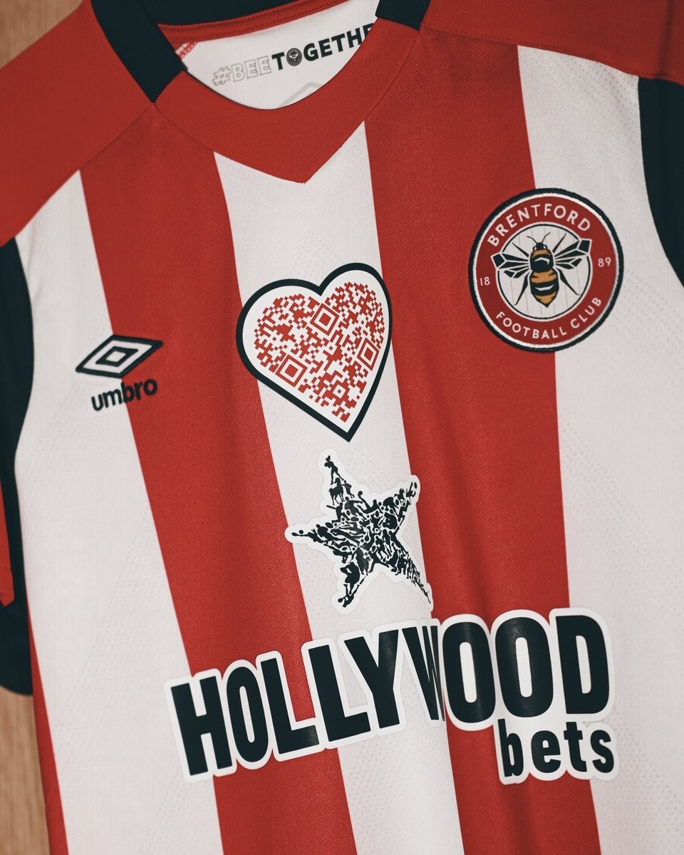 Primera equipación de Brentford FC 24-25