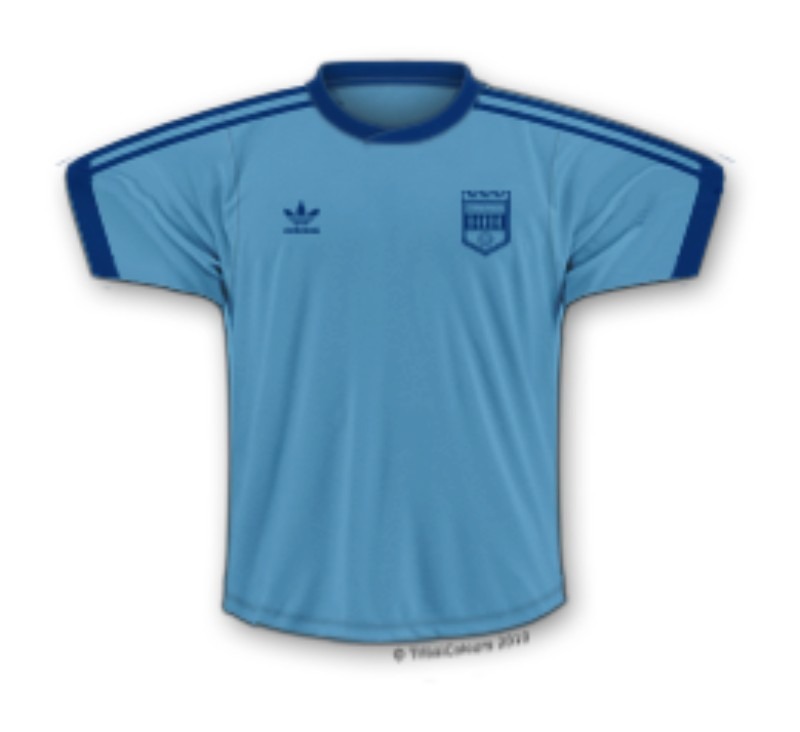 Segunda equipación de Brentford FC 80-81