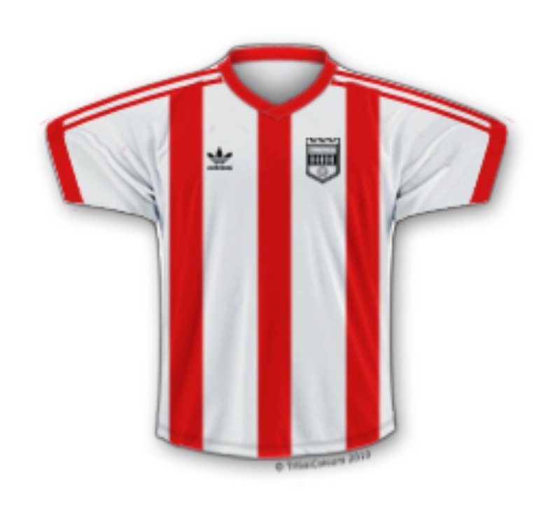 Primera equipación de Brentford FC 80-81