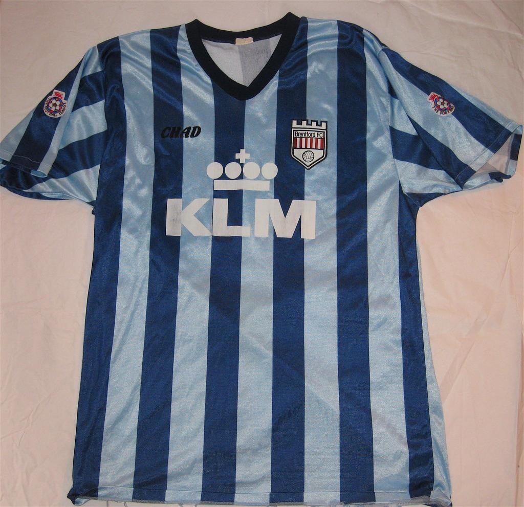 Segunda equipación de Brentford FC 91-92 (Carry-over)
