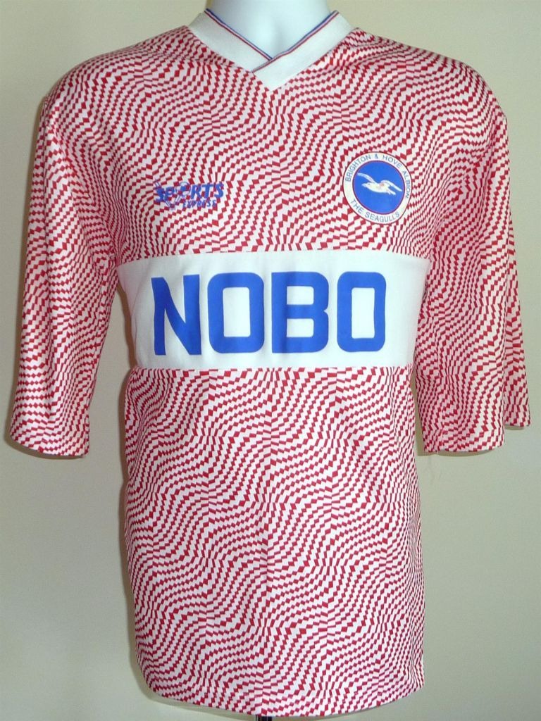 Segunda equipación de Brighton & Hove Albion 90-91 (Carry-over)