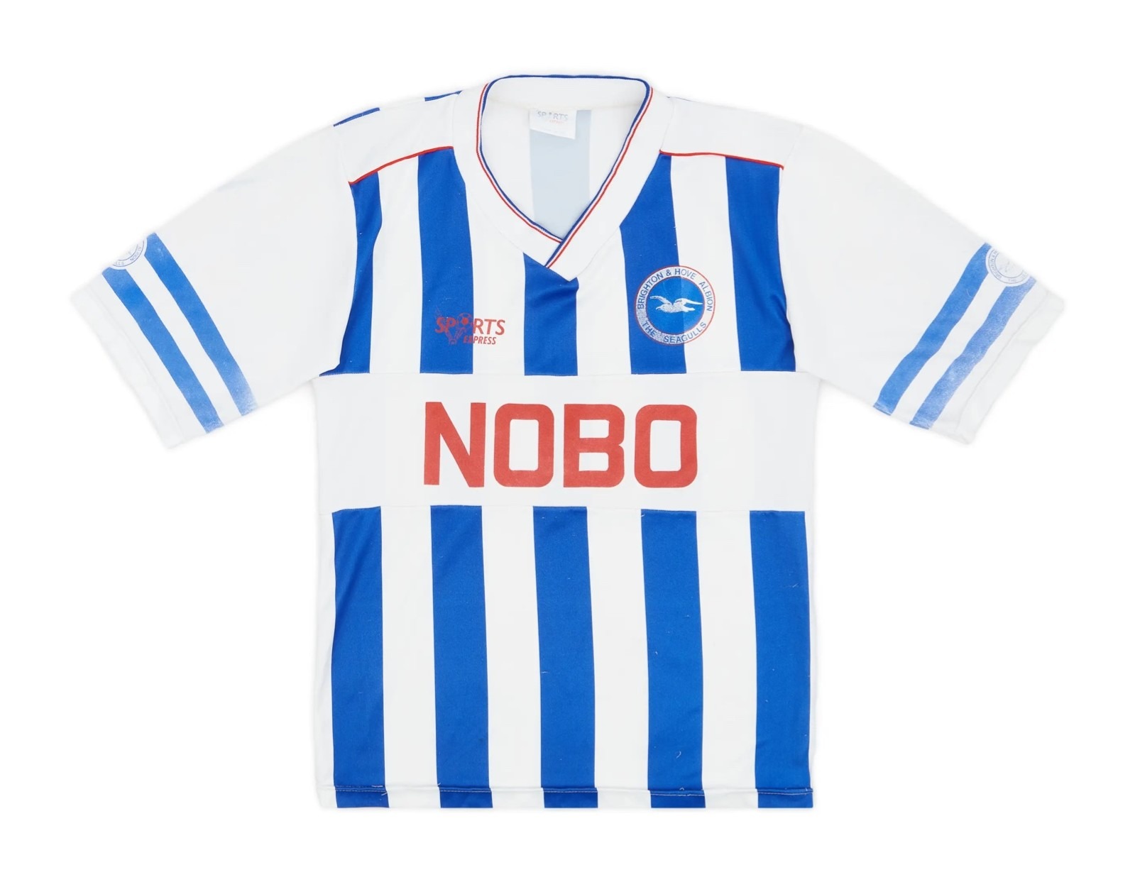 Primera equipación de Brighton & Hove Albion 90-91 (Carry-over)