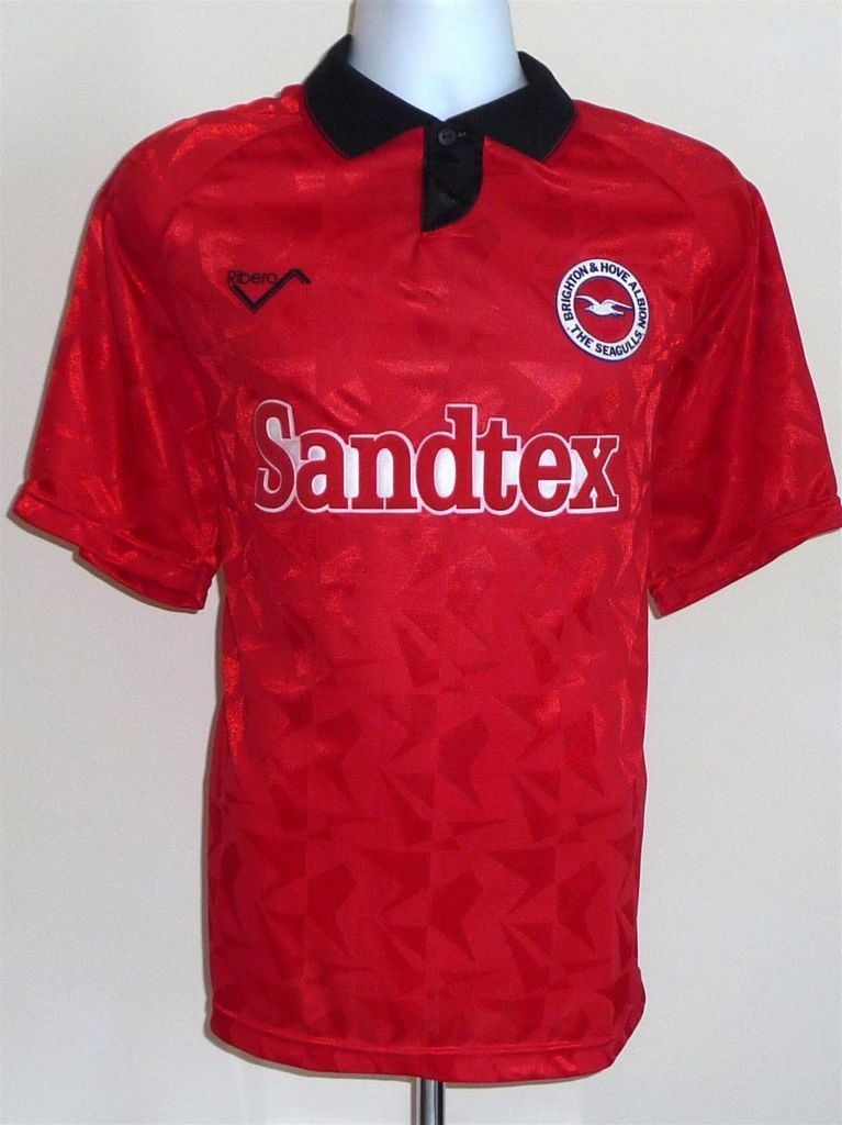 Segunda equipación de Brighton & Hove Albion 93-94