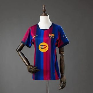 Camiseta Mujer FC Barcelona 2026-2027 Rojo/Azul Primera Equipacion version fan