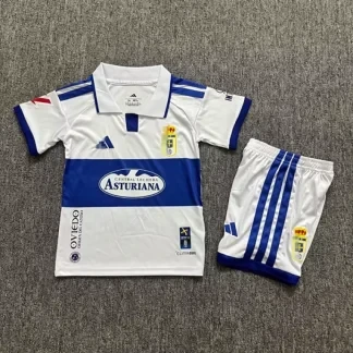 Conjunto niño Real Oviedo 2026-2027 Blanco Segunda equipacion