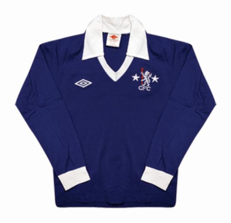 Primera equipación de Chelsea FC 76-77