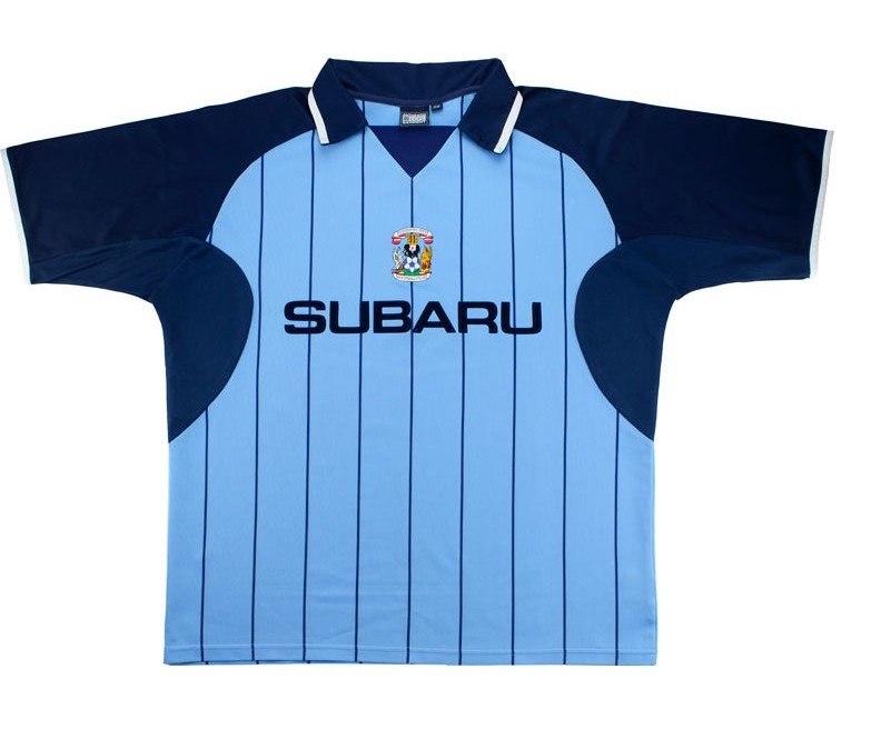 Primera equipación de Coventry City 03-04