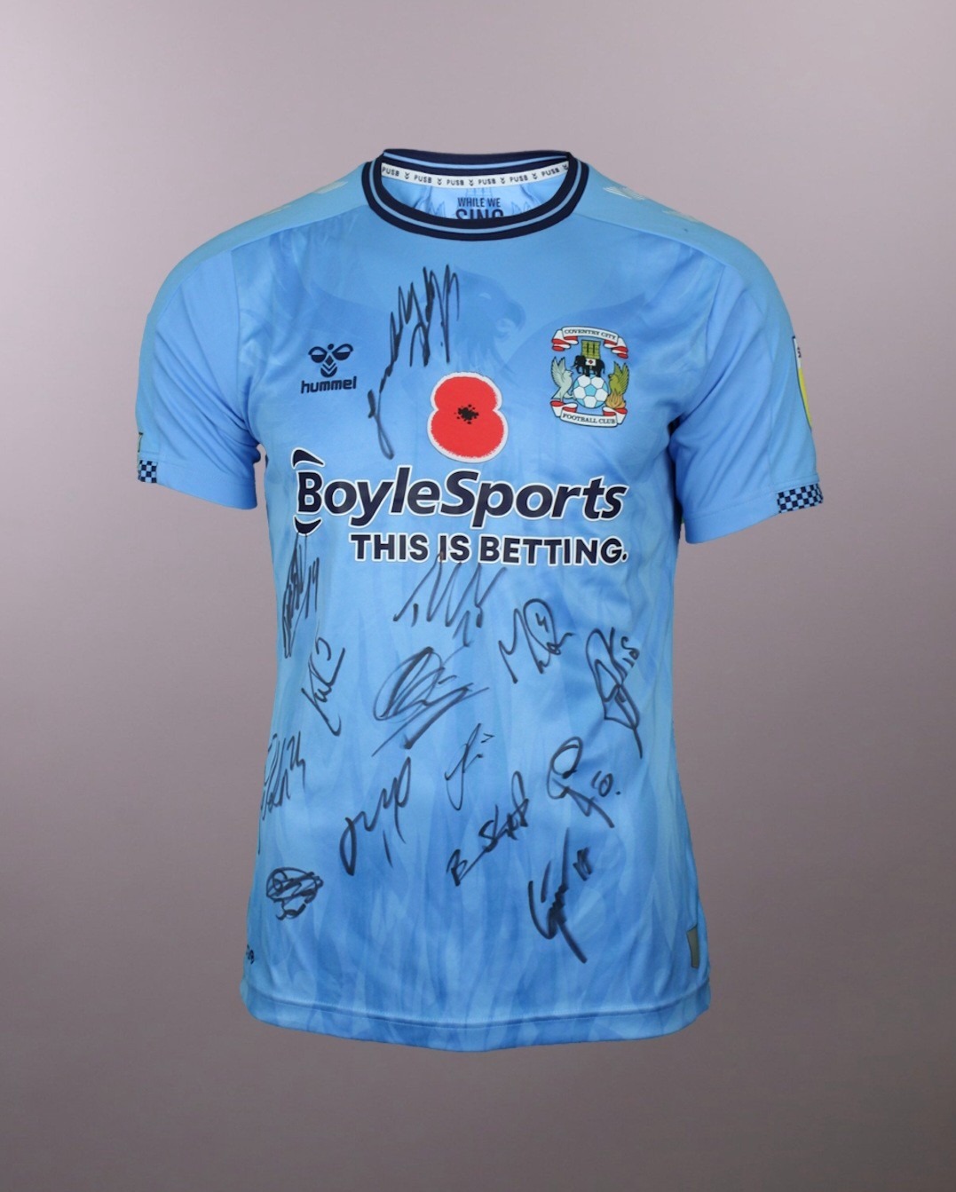 Primera equipación de Coventry City 20-21