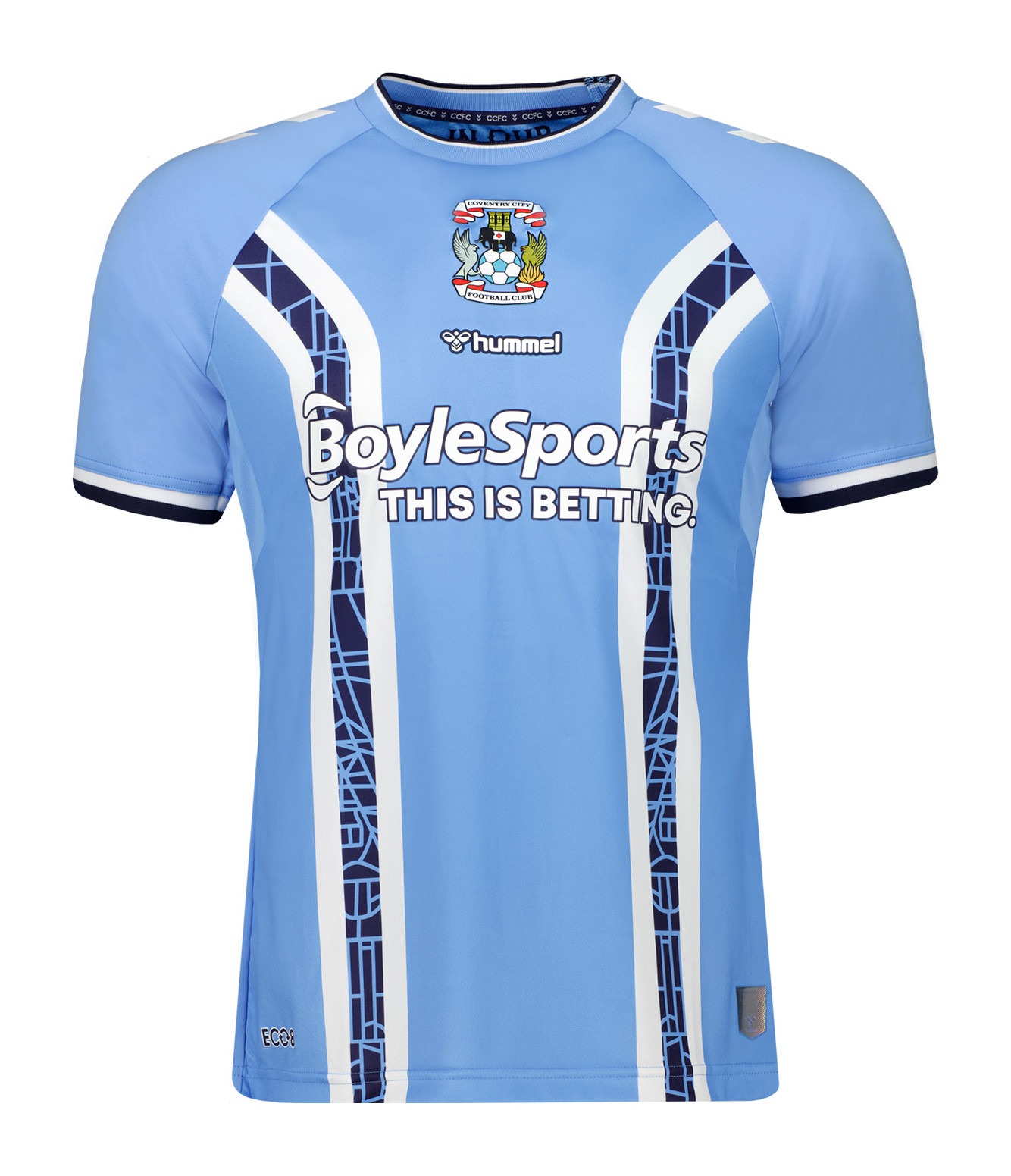 Primera equipación de Coventry City 22-23