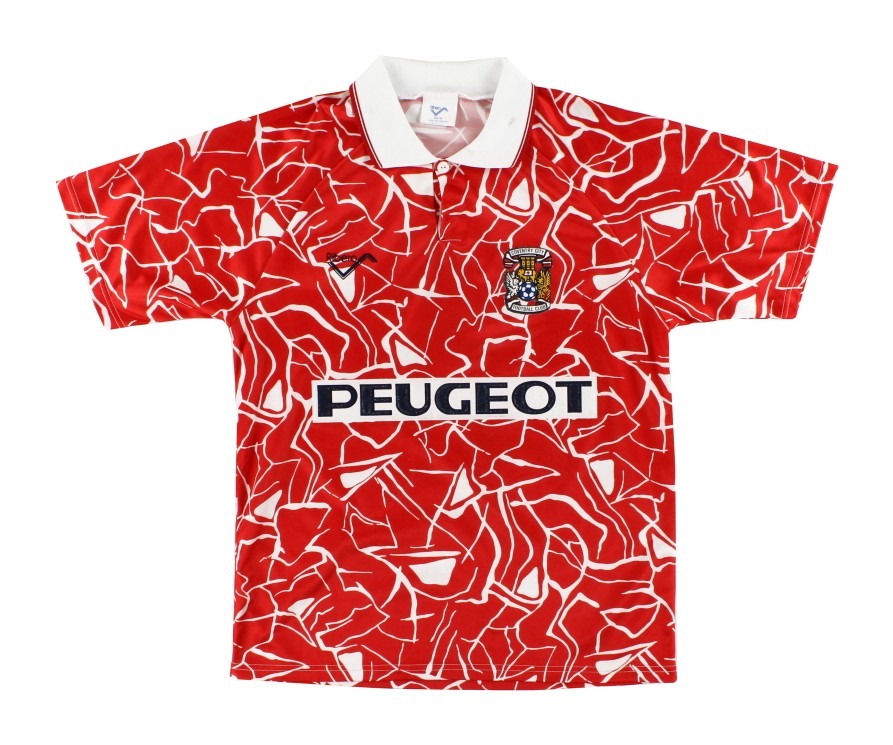 Segunda equipación de Coventry City 92-93