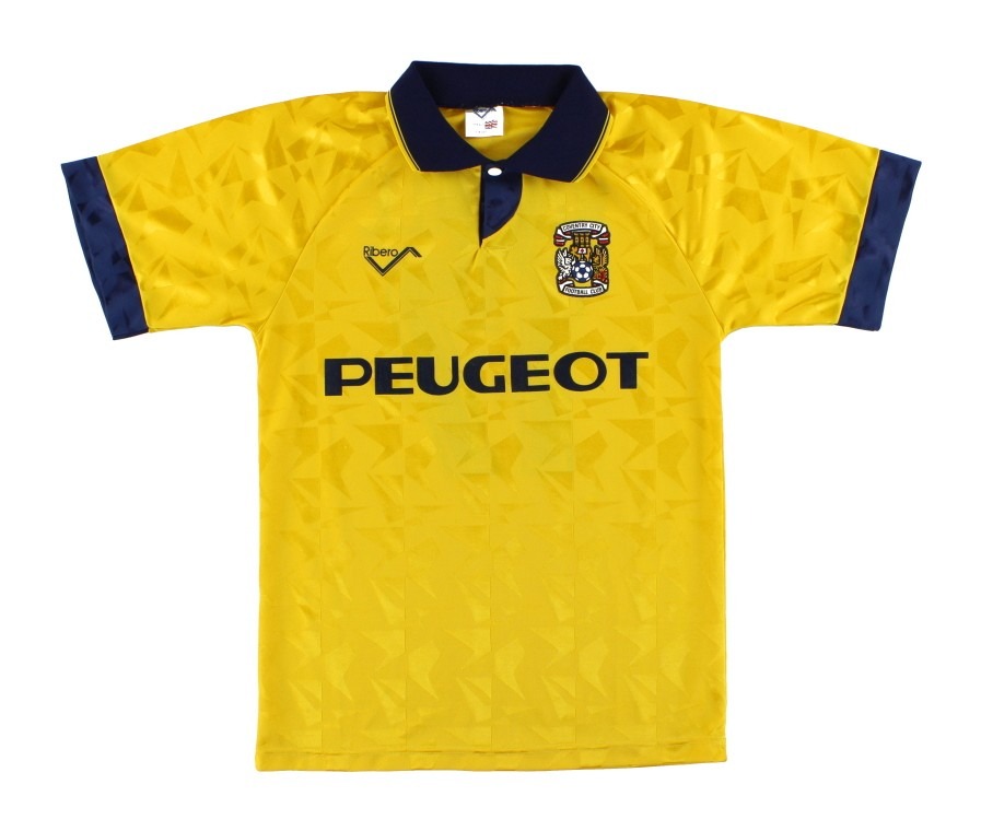 Tercera equipación de Coventry City 92-93