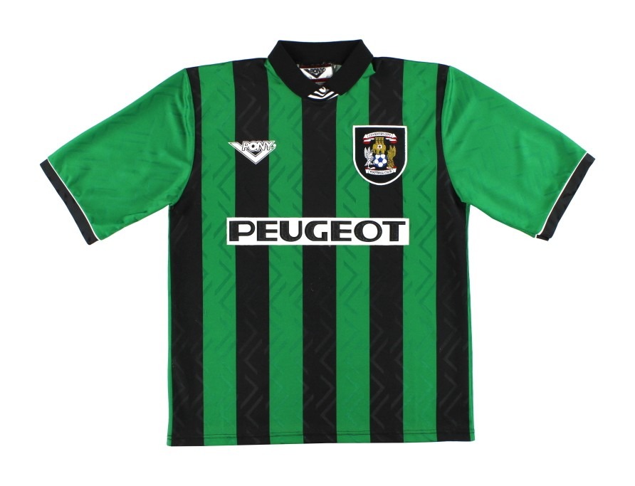 Segunda equipación de Coventry City 94-95