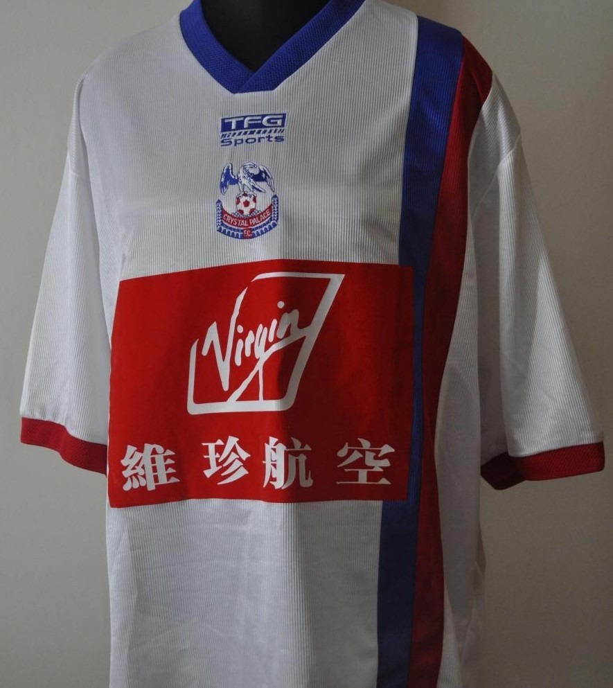 Segunda equipación de Crystal Palace 99-00