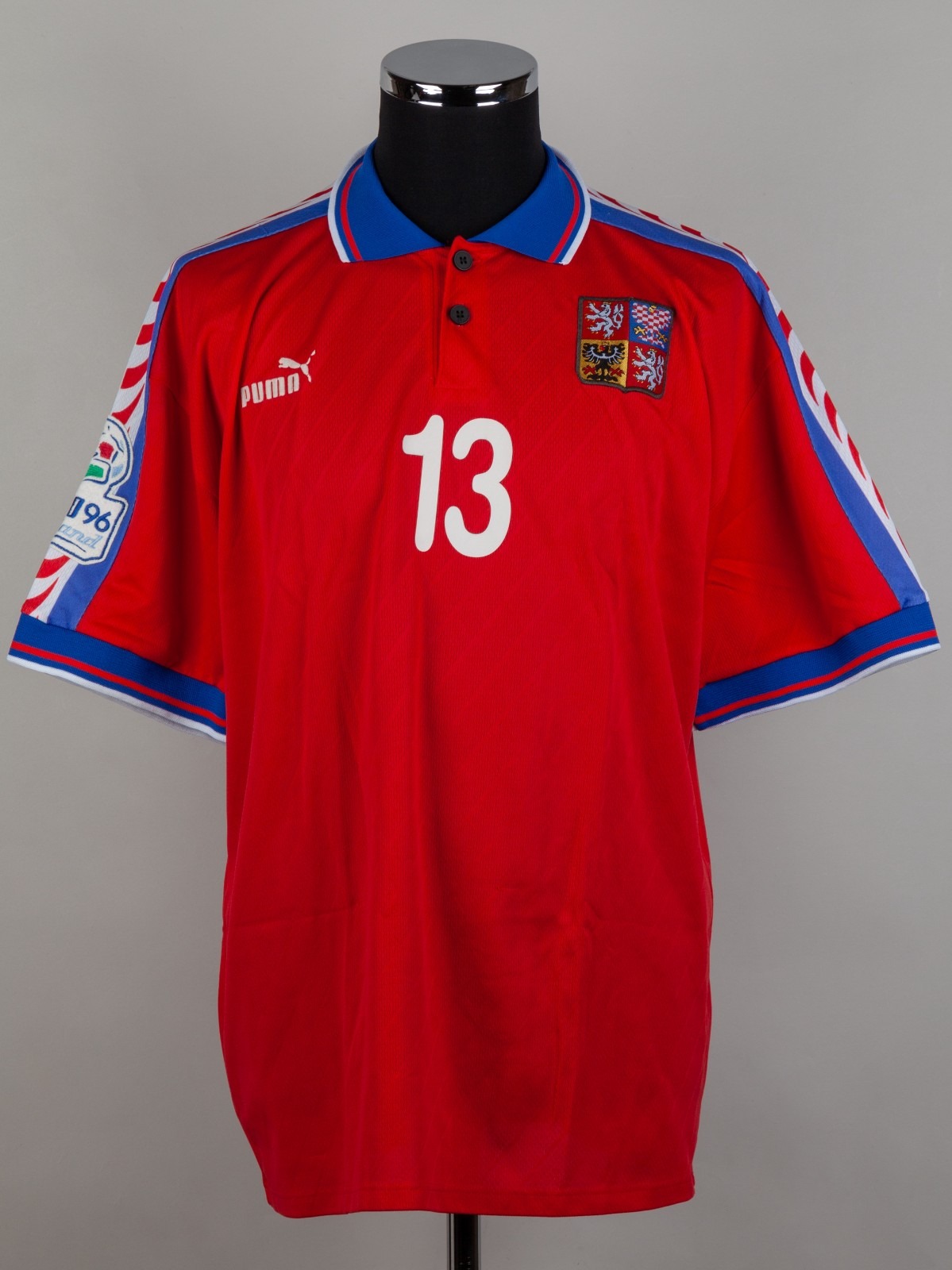 Primera equipación de República Checa 1996