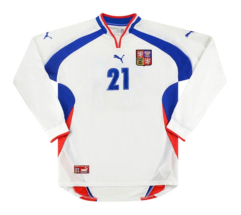 Segunda equipación de República Checa 2000